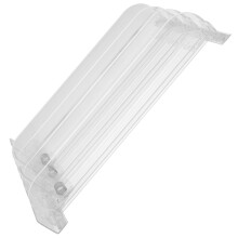 2 Sets Auto-Push Clear Tray Rack For Supermarket Drinking Showcase