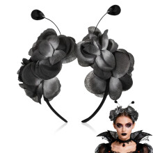 3Pcs Halloween Headband Cosplay Hair Hoop Accessory Flower Crown