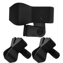 3-teiliges mikrofonclip-set mit adapter für streaming, gaming, aufnahmen