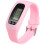 3 Pcs Silicone Smart Pedometer Band For Running Walking Pink 11