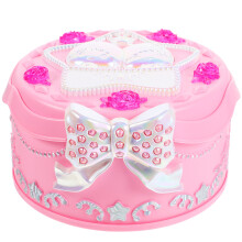 3Pcs Miniature Music Box Rotary Girl Jewelry Box Gift For Women Girls