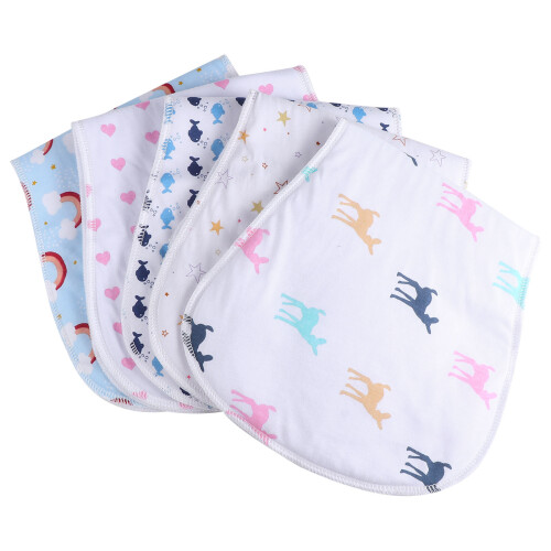 5 unisex superabsorbierende baumwoll-spucktücher 2