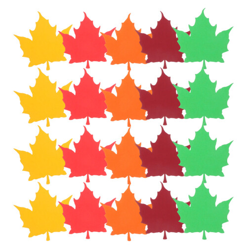 150 herbst-ahornblätter papier für , karten,