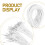 1000 Pcs Elastic Hat Cord With Metal Ends For Mask Drawstring 8