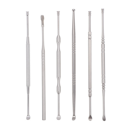 2 Sets Stainless Steel Ear Pick Cleaning Kit Portable