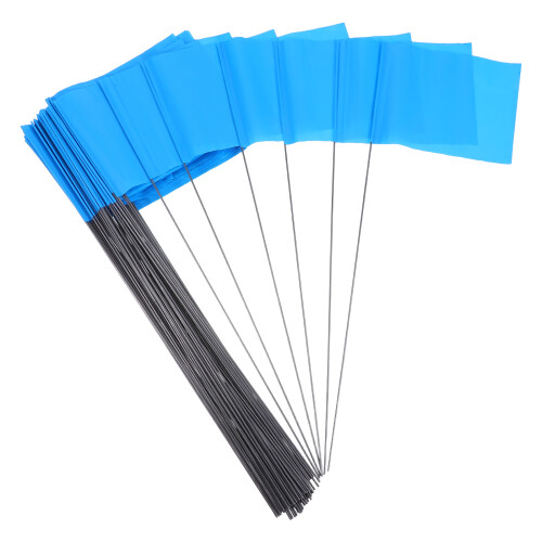 100Stk Yard Flags Markierung Draht Für Baustellen Bewässerung