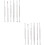 2 Sets Stainless Steel Ear Pick Cleaning Kit Portable 6