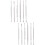 2 Sets Stainless Steel Ear Pick Cleaning Kit Portable 7