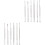 2 Sets Stainless Steel Ear Pick Cleaning Kit Portable 3