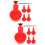 2 Sets Automatic Chicken Waterer Plastic Pasture Cups Feeders 9