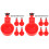 2 Sets Automatic Chicken Waterer Plastic Pasture Cups Feeders 4