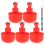 2 Sets Automatic Chicken Waterer Plastic Pasture Cups Feeders 2