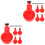 2 Sets Automatic Chicken Waterer Plastic Pasture Cups Feeders 5