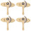 8 Pcs Window Locks For Horizontal Sliding Windows Sash Accessories 7