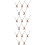 15 Pcs Wooden Diy Clock Pointer Replacement Part Wood Color 8