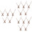 15 Pcs Wooden Diy Clock Pointer Replacement Part Wood Color 6