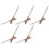 15 Pcs Wooden Diy Clock Pointer Replacement Part Wood Color 11