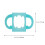 2 Pcs Silicone Feeding Bottle Handle For Universal Wide Mouth 10