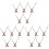 15 Pcs Wooden Diy Clock Pointer Replacement Part Wood Color 2