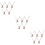 15 Pcs Wooden Diy Clock Pointer Replacement Part Wood Color 9