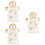 3Pcs Indian God Statue Hindu Elephant Sculpture Table Decor 9