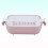 2Pcs Multifunctional Washing Basket Double Layer Draining Rack Pink 8