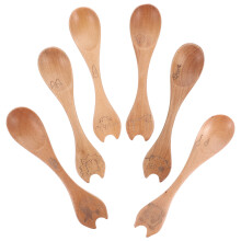 12 Pcs Kids Spoons Cartoon Ice Cream Scoop Rice Assorted Color