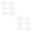 36 Pcs White Boards Anti Pressure Pads Smooth Absorption Brick 6