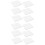 36 Pcs White Boards Anti Pressure Pads Smooth Absorption Brick 5
