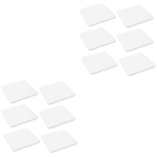 36 Pcs White Boards Anti Pressure Pads Smooth Absorption Brick 2