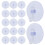 200 Pcs Clear Suction Cup Hooks For Wall Window Door 3