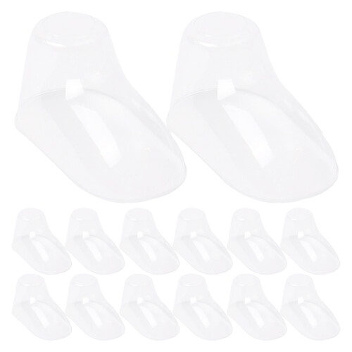 100 fußformen für babyschuhe, transparente halter