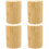 4Pcs Bamboo Toothpick Box Fruit Picks Dispenser Portable Holder 5