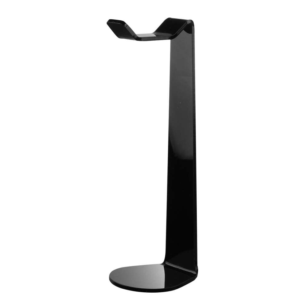 3Pcs Universal Headphone Stand Acrylic Desktop Rack For Earphones Black 032265272748