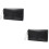 2Pcs Professional Barber Shears Scissors Holder Pouch Black 6