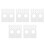 1000Pièces Tags Suspendus Blancs PVC Pet Auto-Adhésifs Pour 4