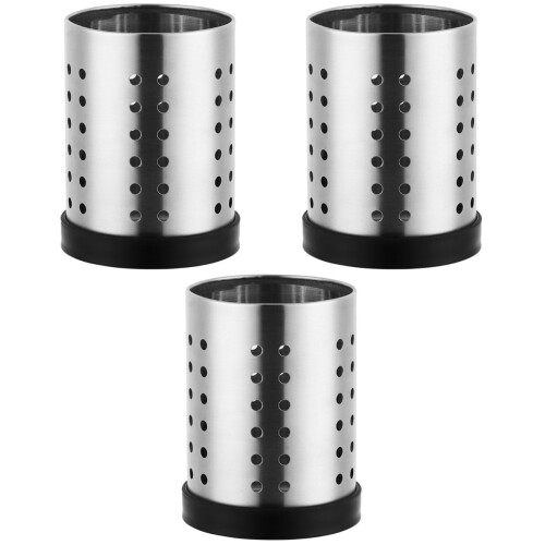 3Pcs Stainless Steel Chopsticks Holder With Removable Base 2