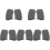 10 Pcs Silicone Skillet Handle Covers Pot Grip Sleeves 4