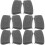 10 Pcs Silicone Skillet Handle Covers Pot Grip Sleeves 8