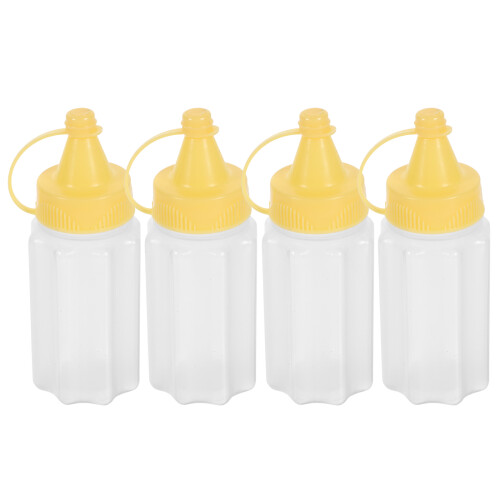 20 Pcs Mini Squeeze Bottles For Condiments Ketchup Mustard Dressing