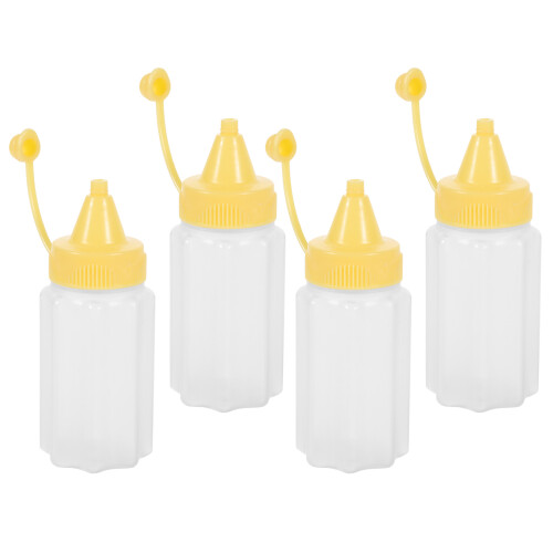 20 Pcs Mini Squeeze Bottles For Condiments Ketchup Mustard Dressing 1