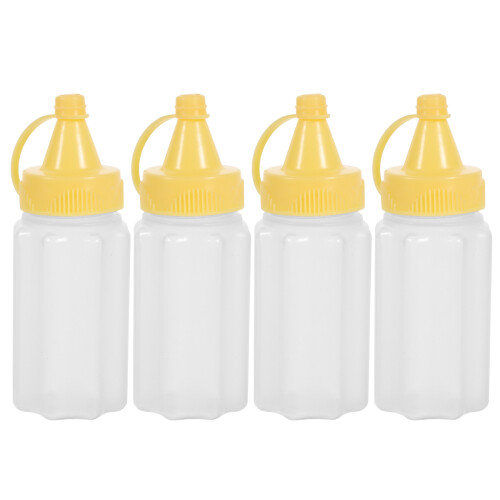 20 Pcs Mini Squeeze Bottles For Condiments Ketchup Mustard Dressing 2