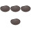 4Pcs Wood Tabletop Serving Plate And Cutting Board 5