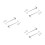 3Pcs Window Hook Brace Galvanized Cabin Latch Lock Shed Catch Holder 7