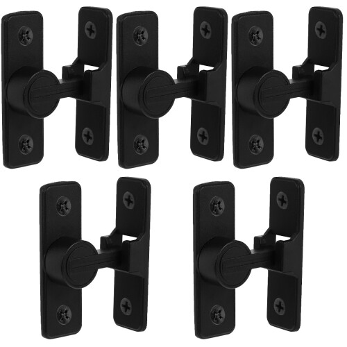 5Pcs Adhesive Barn Gate Door Lock Right Angle Luminous Safety Latch 2