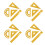 16 Pcs Aluminum Alloy Ruler Geometry Set For Students 2