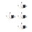 4Pcs Electronic Rotary Latch Waterproof Lock For Logistics Cabinet 10