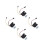 4Pcs Electronic Rotary Latch Waterproof Lock For Logistics Cabinet 7
