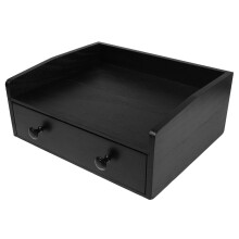 Holzschreibtisch Organizer Mit Schubladen Für Kaffeepads Und Teebeutel