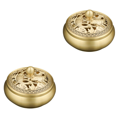 2 Pcs Simple Aroma Burner For Indoor Incense And Aromatherapy 2